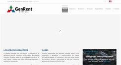 Desktop Screenshot of genrent.com.br