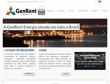 Tablet Screenshot of genrent.com.br